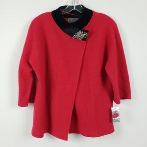 Boiled Wool Classic Sweater Size Petite Medium NWT